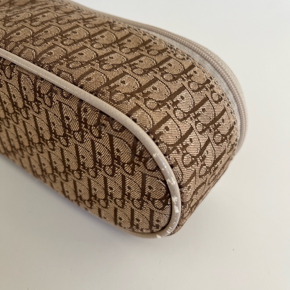 Auth VTG DIOR Monogram Canvas Cosmetics Bag - Picture 7 of 9
